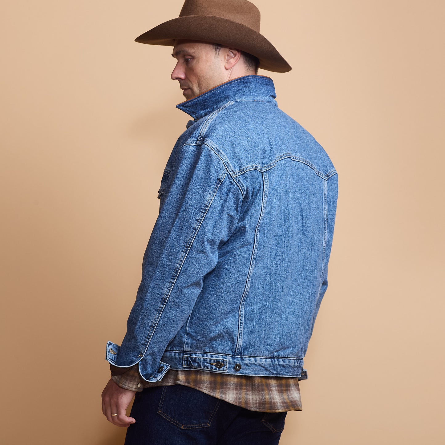 Legend Denim Jacket With Fleece Lining