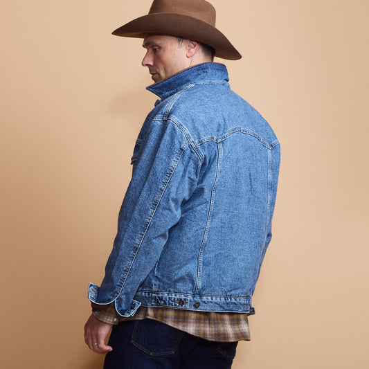 Legend Denim Jacket With Fleece Lining