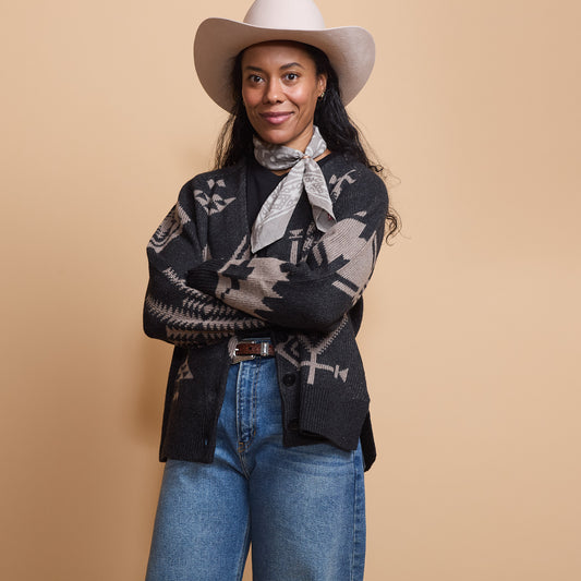 Pendleton Graphic Cardigan