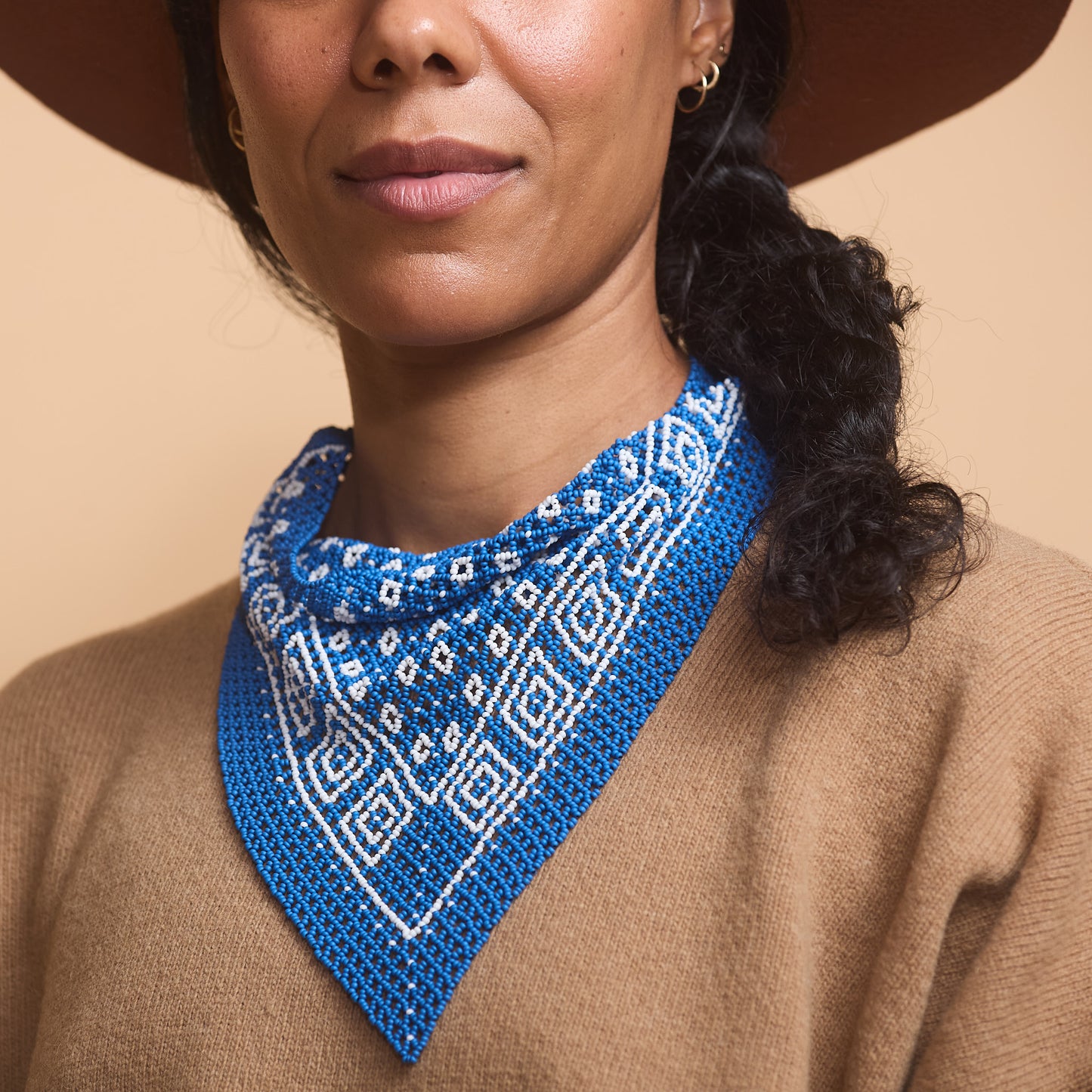 Handmade Beaded Bandana