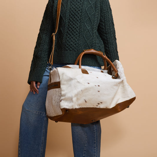 Cowhide Duffle Bag