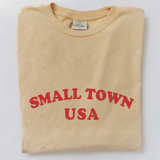 Small Town USA Tee - Golden
