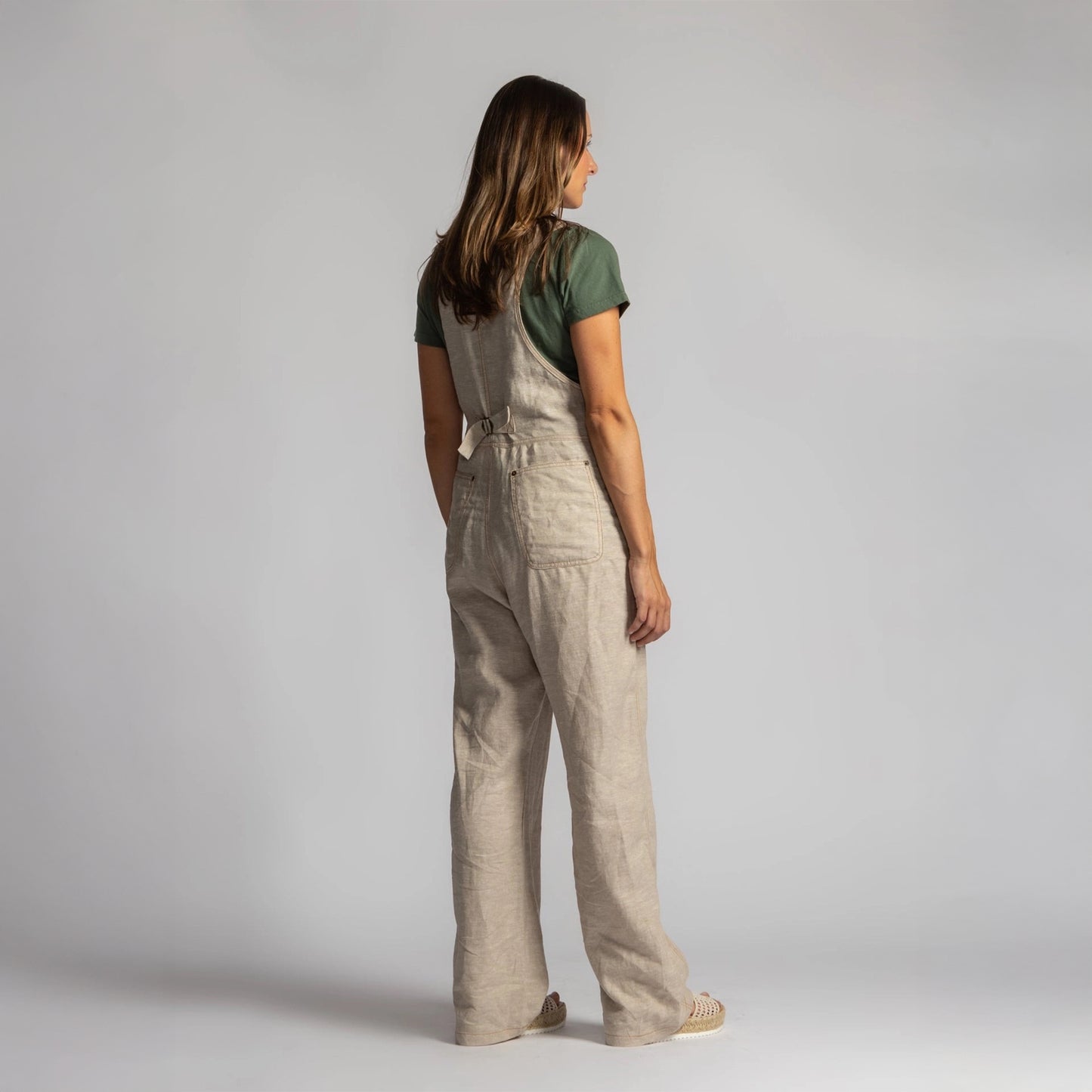 Heritage Flax Linen Overalls