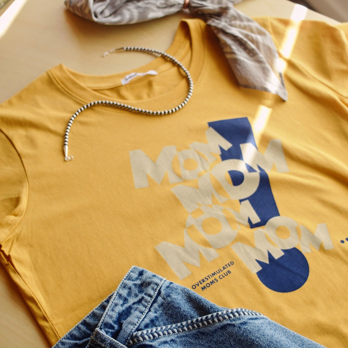 MOM! Overstimulated Moms Club tee