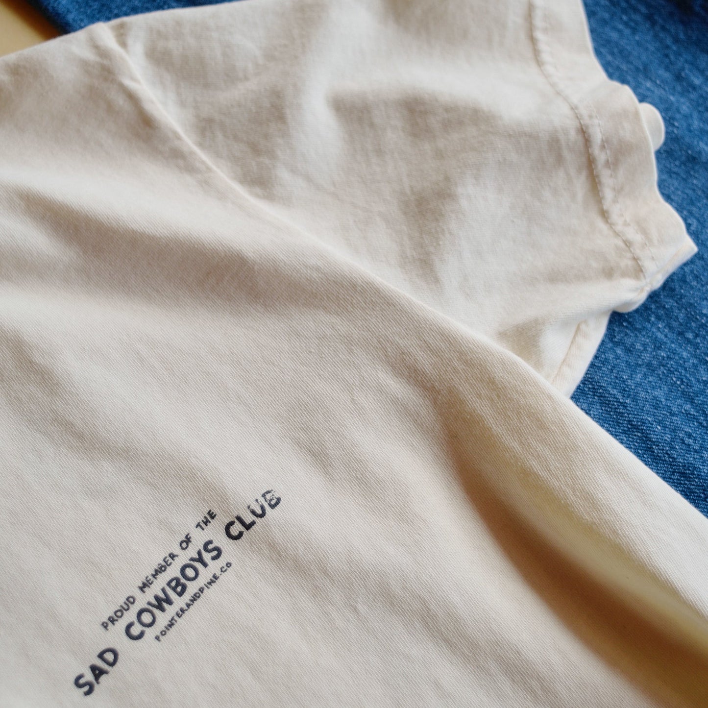 Sad Cowboy Club Tee - Natural