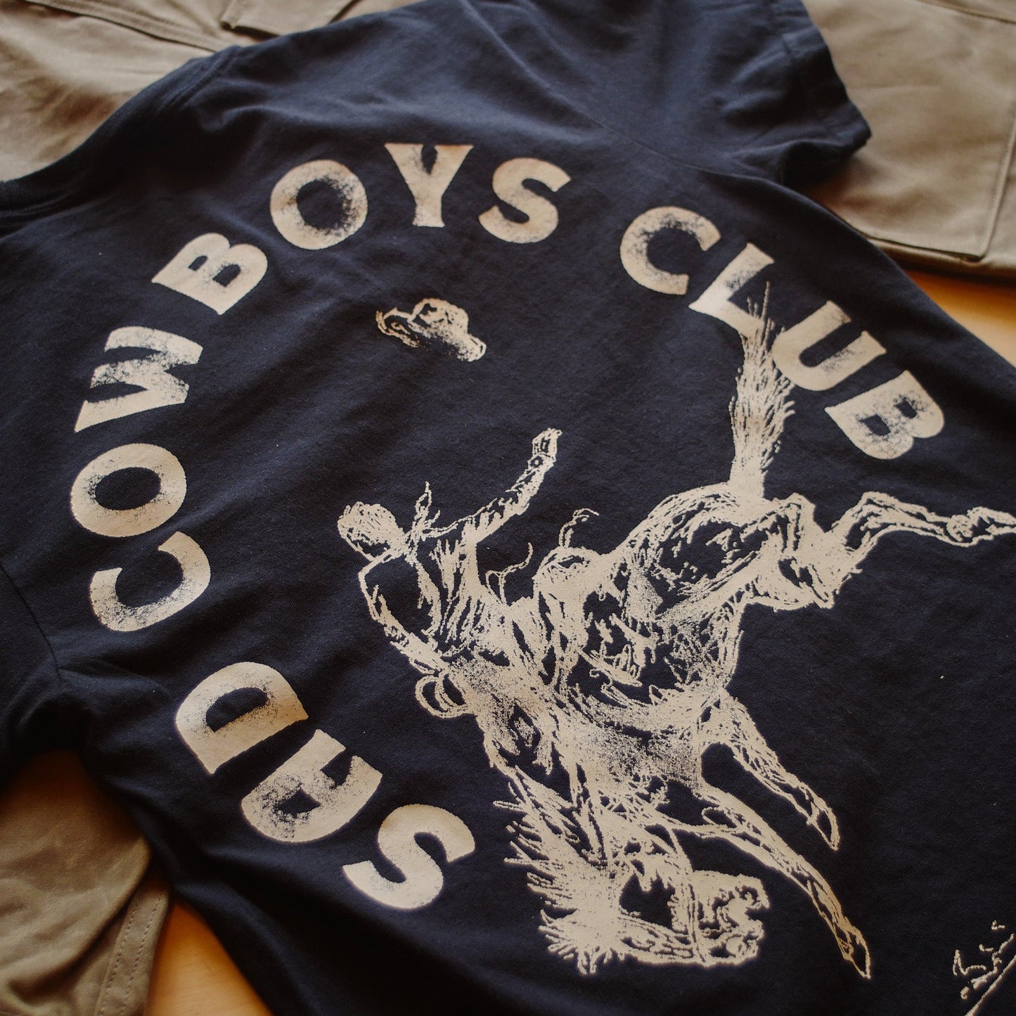 Sad Cowboy Club Tee - Black