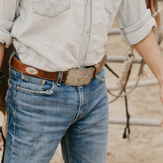 Texas Belt - Saddle Brown