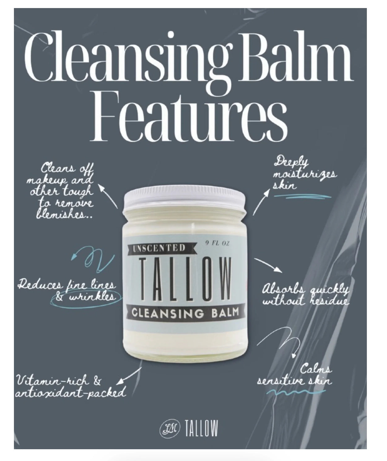 Grass-Fed Cleansing Tallow Balm