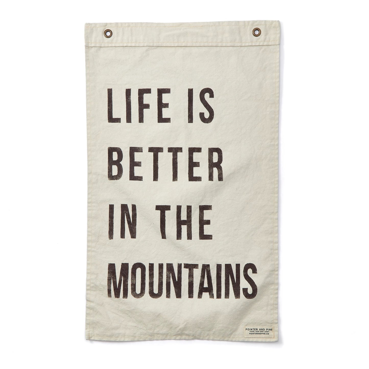 Life is Better in the Mountains Flag