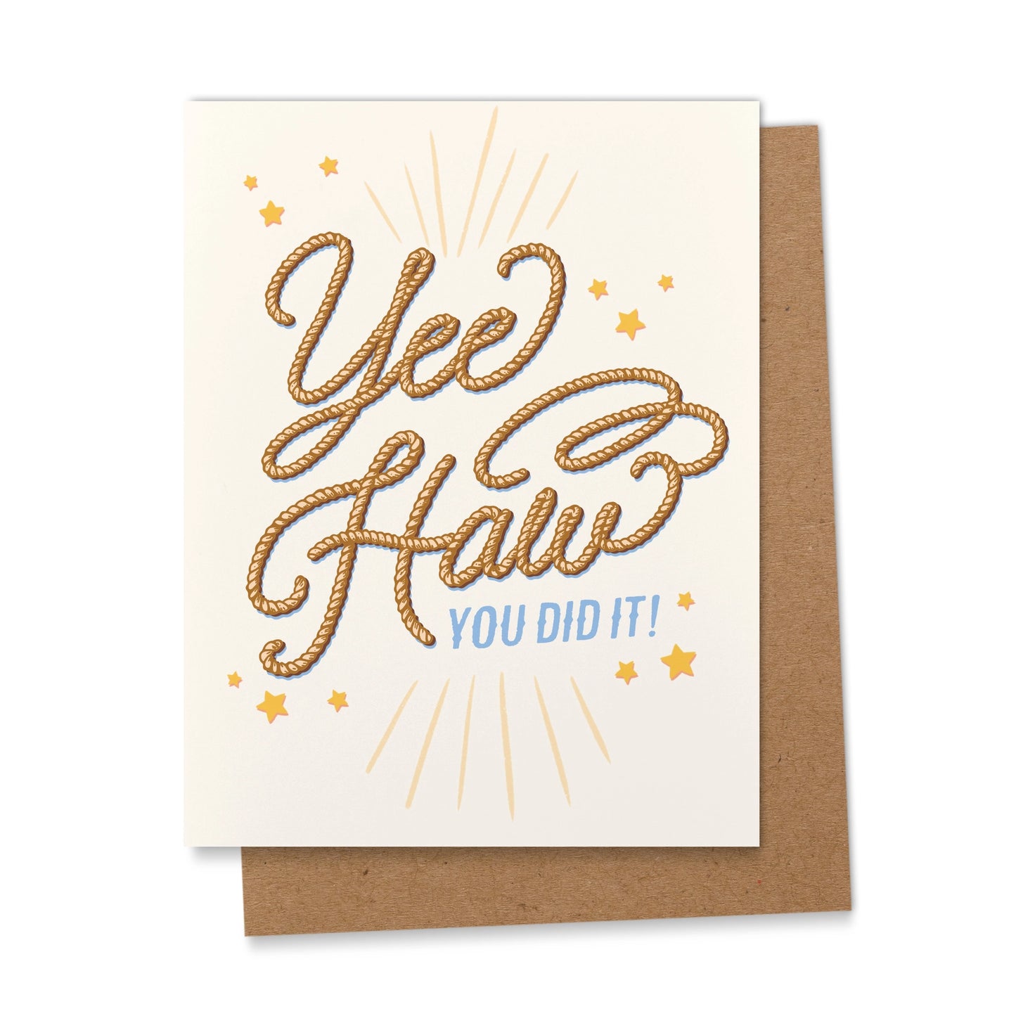 Greeting Card - Yee Haw You Did It!