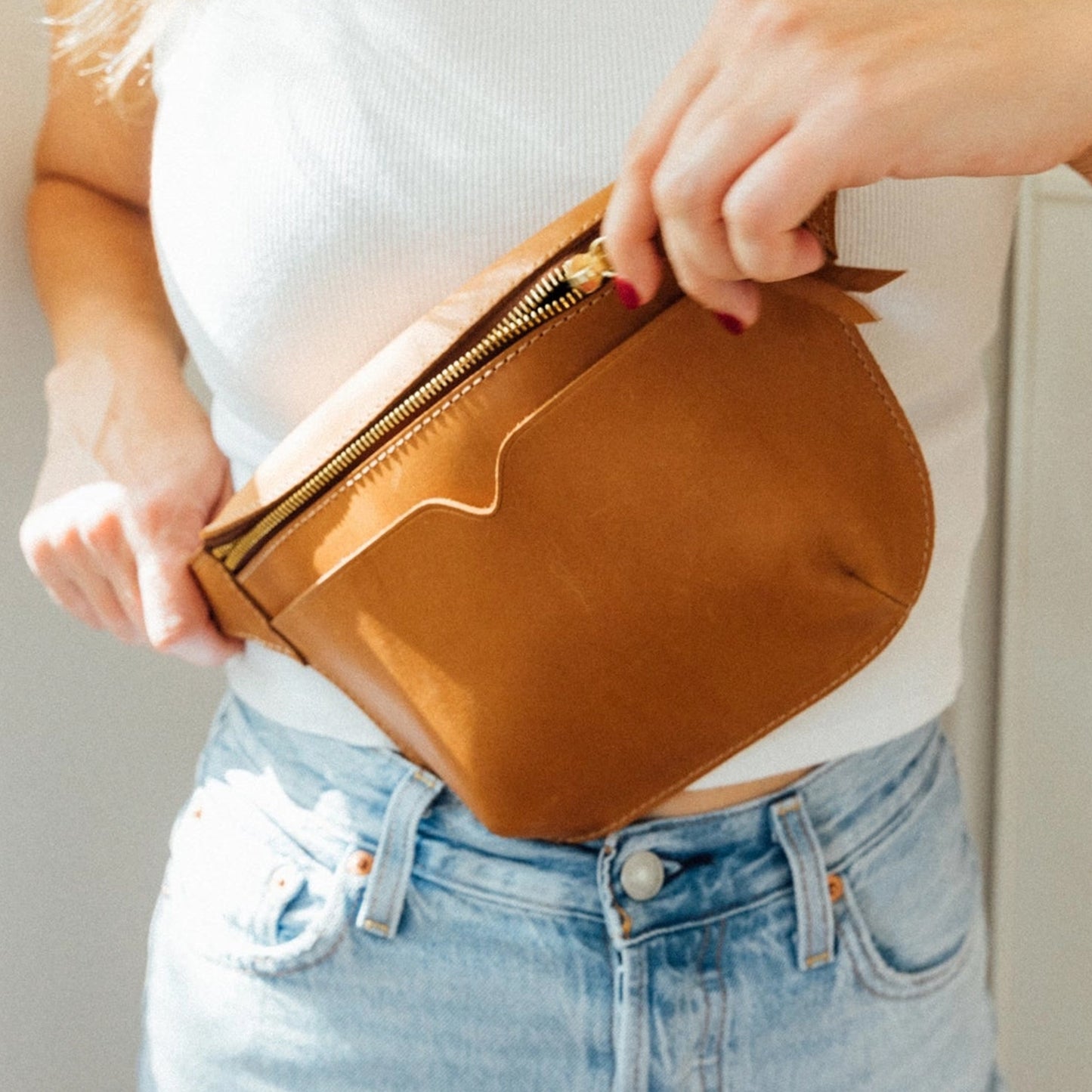 The Leather Sling Bag