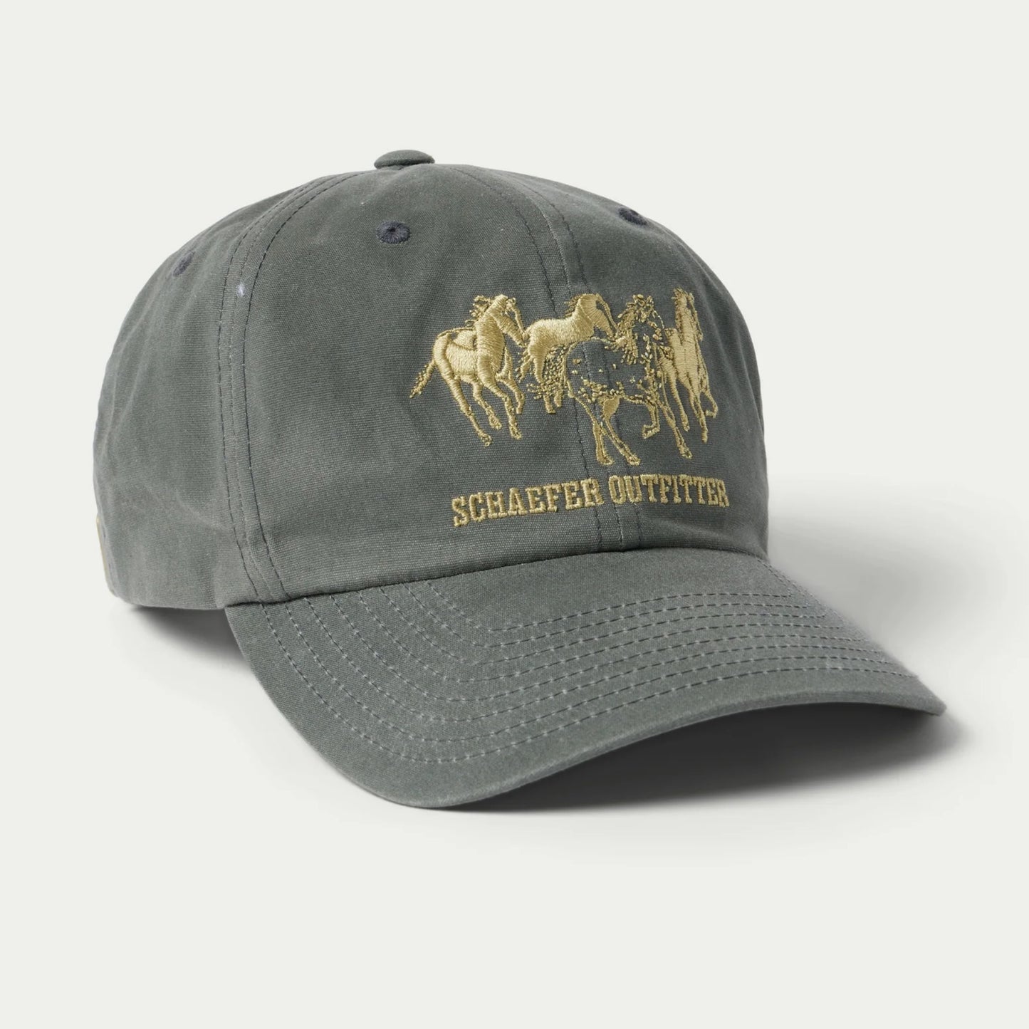 Wild Horses Waxed Canvas Cap