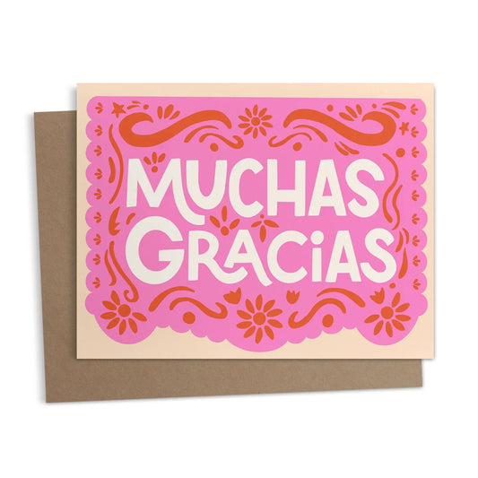 Greeting Card - Muchas Gracias