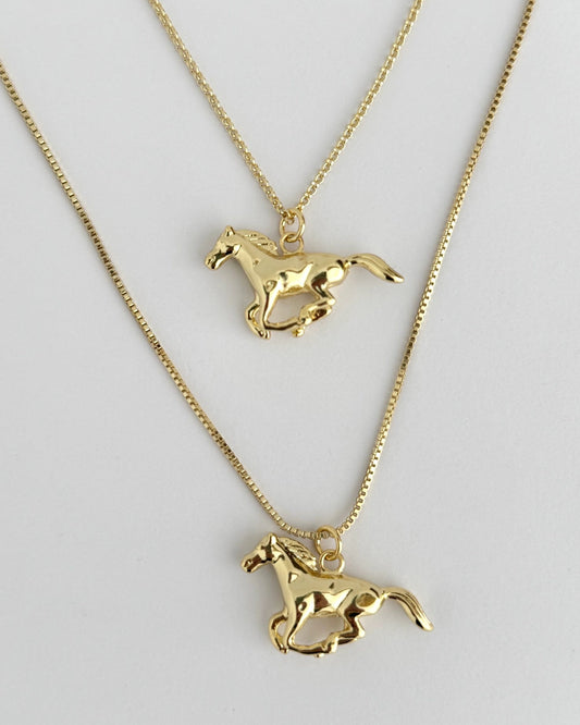 Galloping Horse Necklace