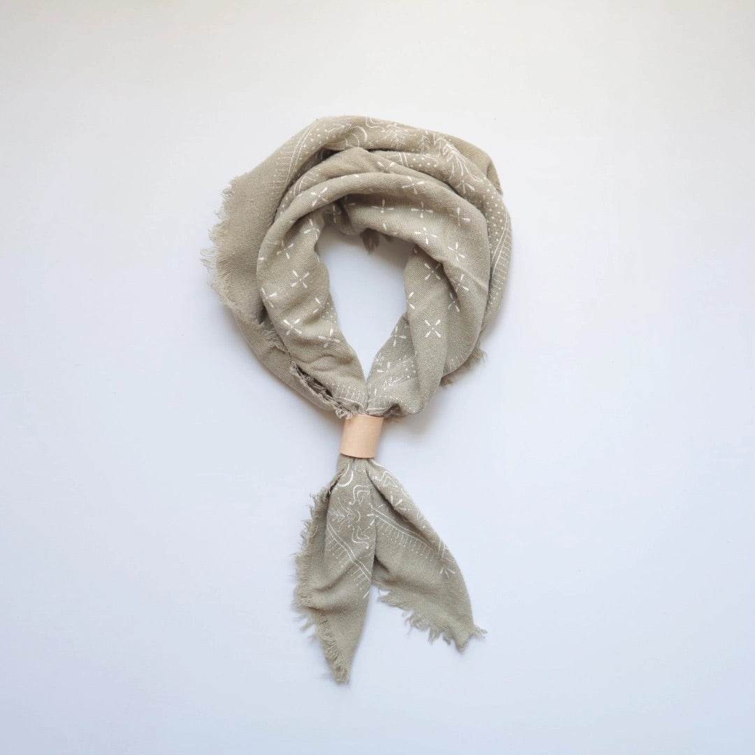 Plant Dyed Silk Bandana
