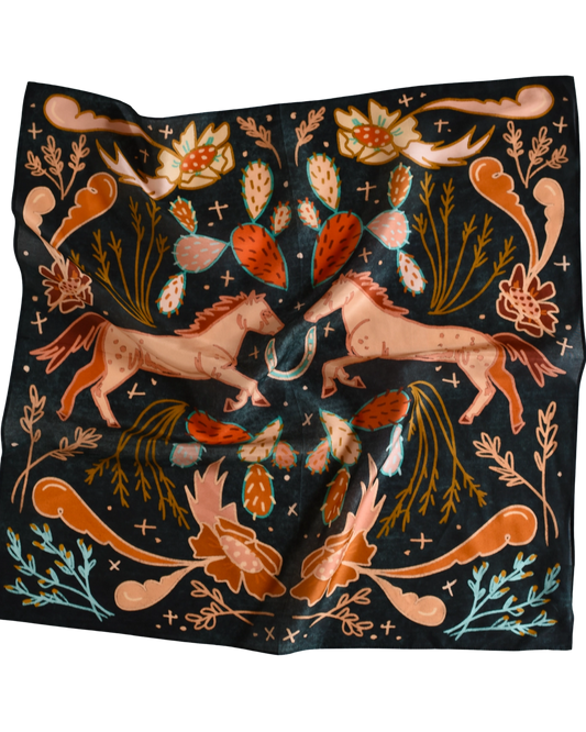 Wild Horse Silk Wildrag Scarf