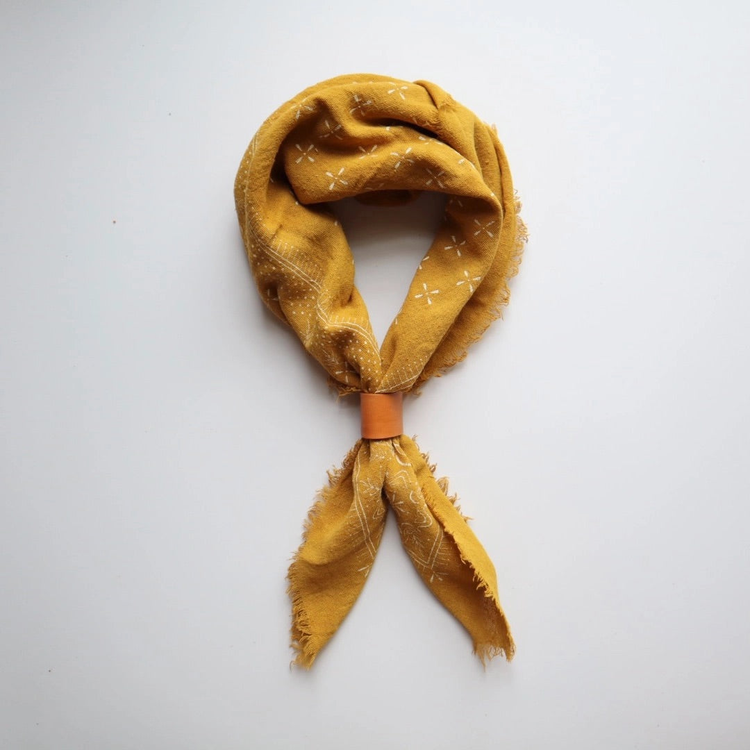Plant Dyed Silk Bandana
