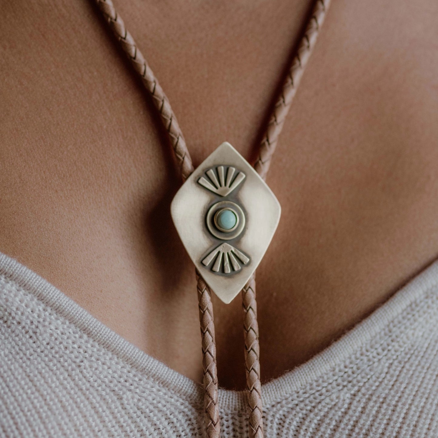 Rimini Bolo Tie Turquoise