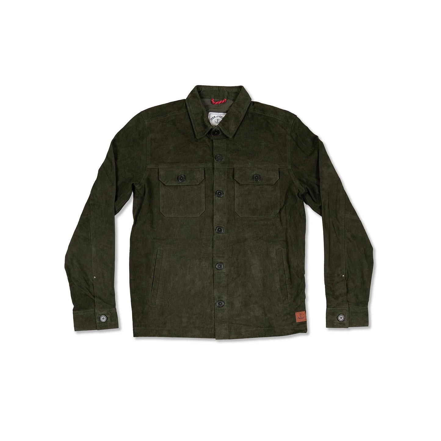 Goat Suede Lassen Shirt - Ponderosa Green