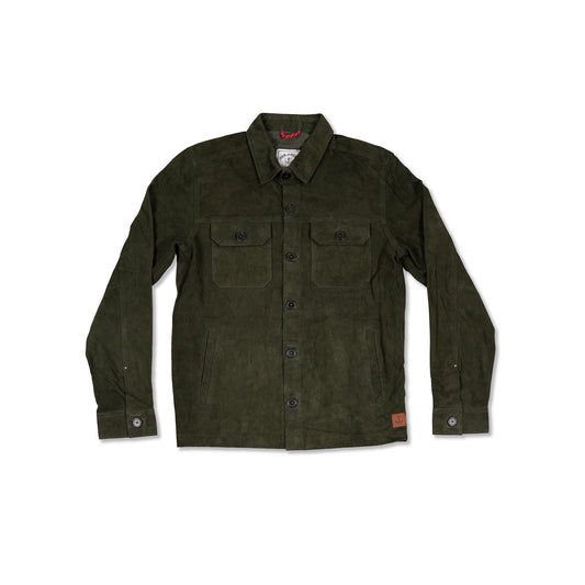 Goat Suede Lassen Shirt - Ponderosa Green