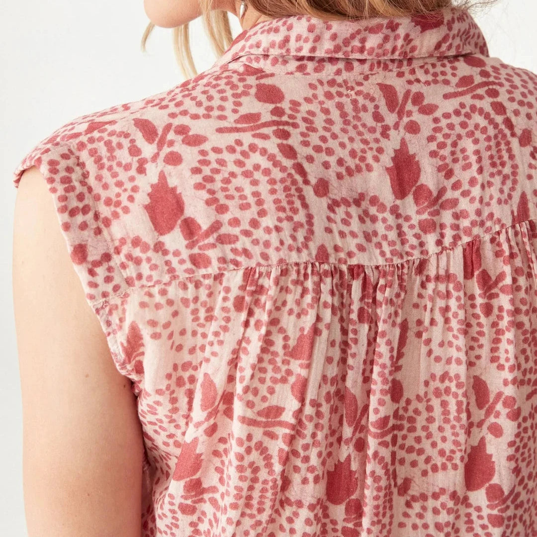 Lea Blouse - Pink Martini