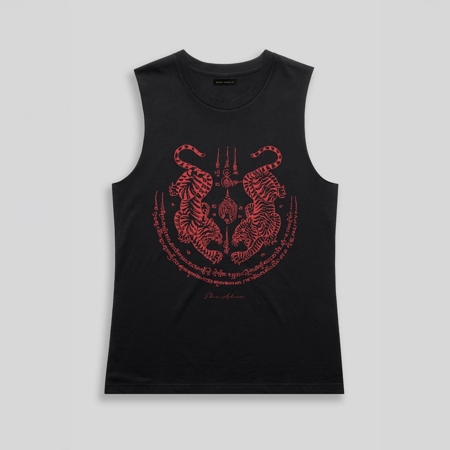 Twin Tigers Tank - Black