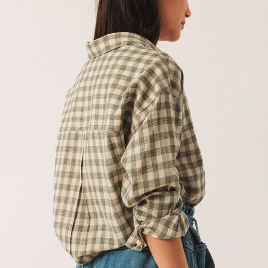 Checkered Shirt - Khaki