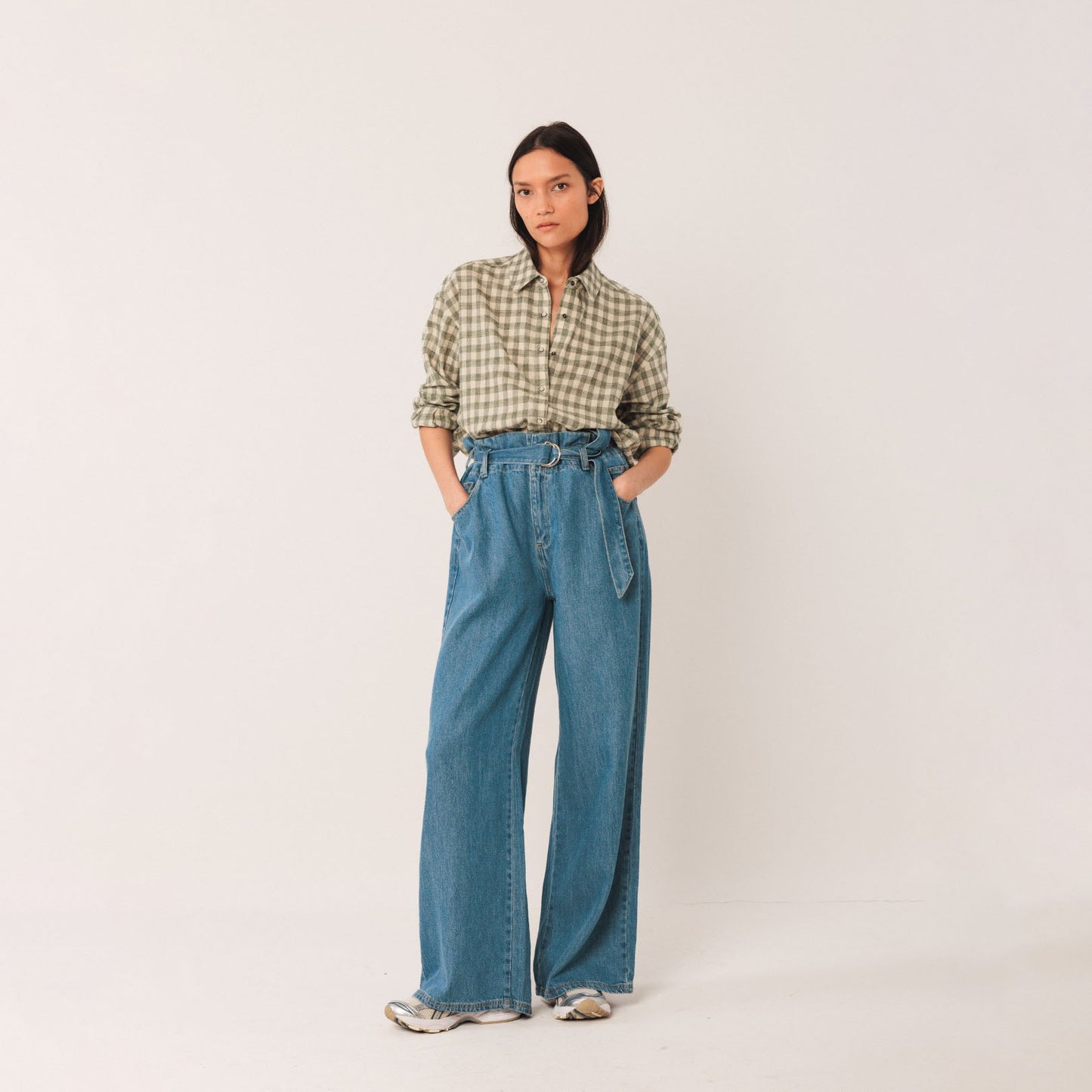 Checkered Shirt - Khaki