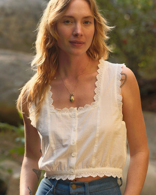 Helena Eyelet Top