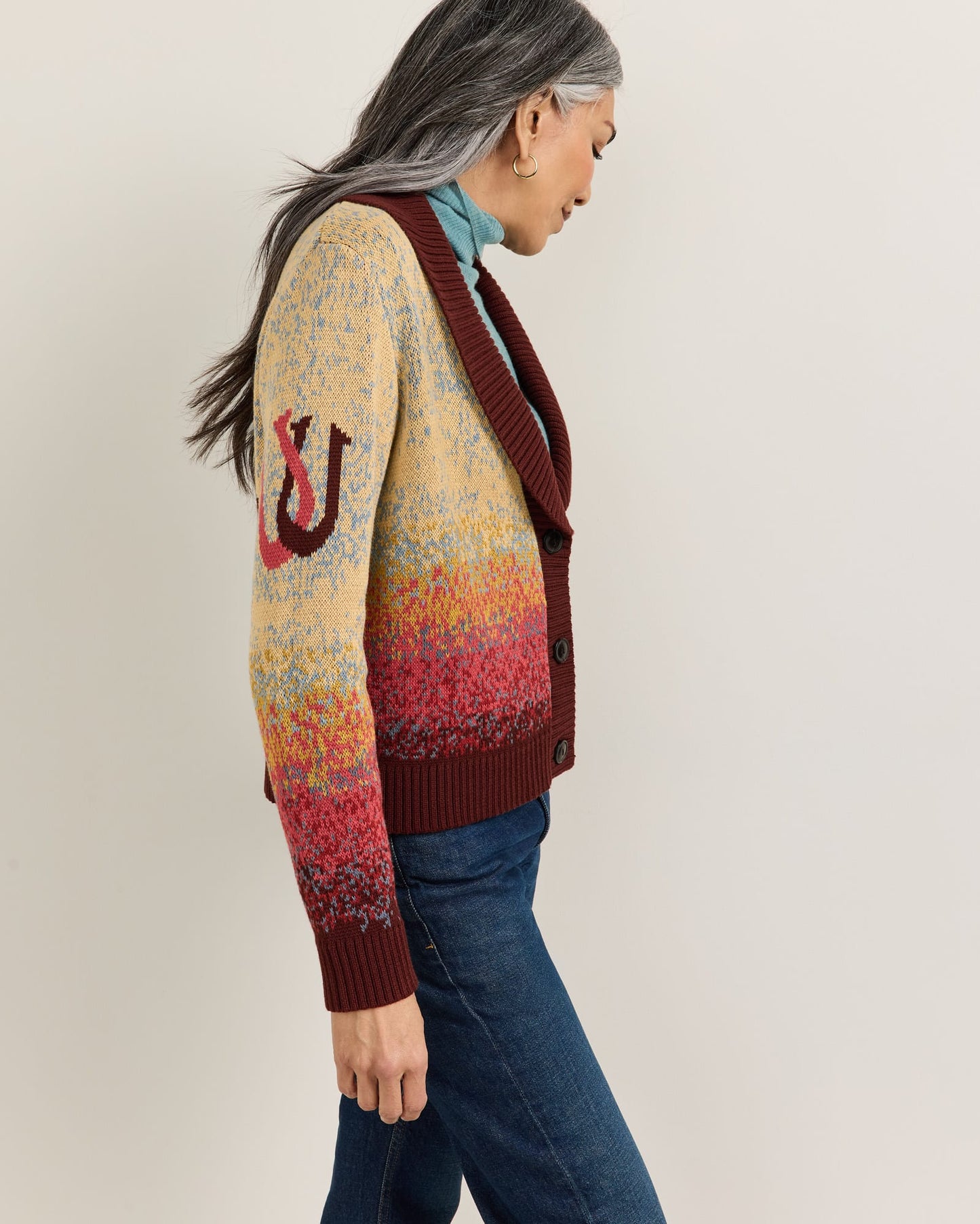 Western Scenic Cardigan