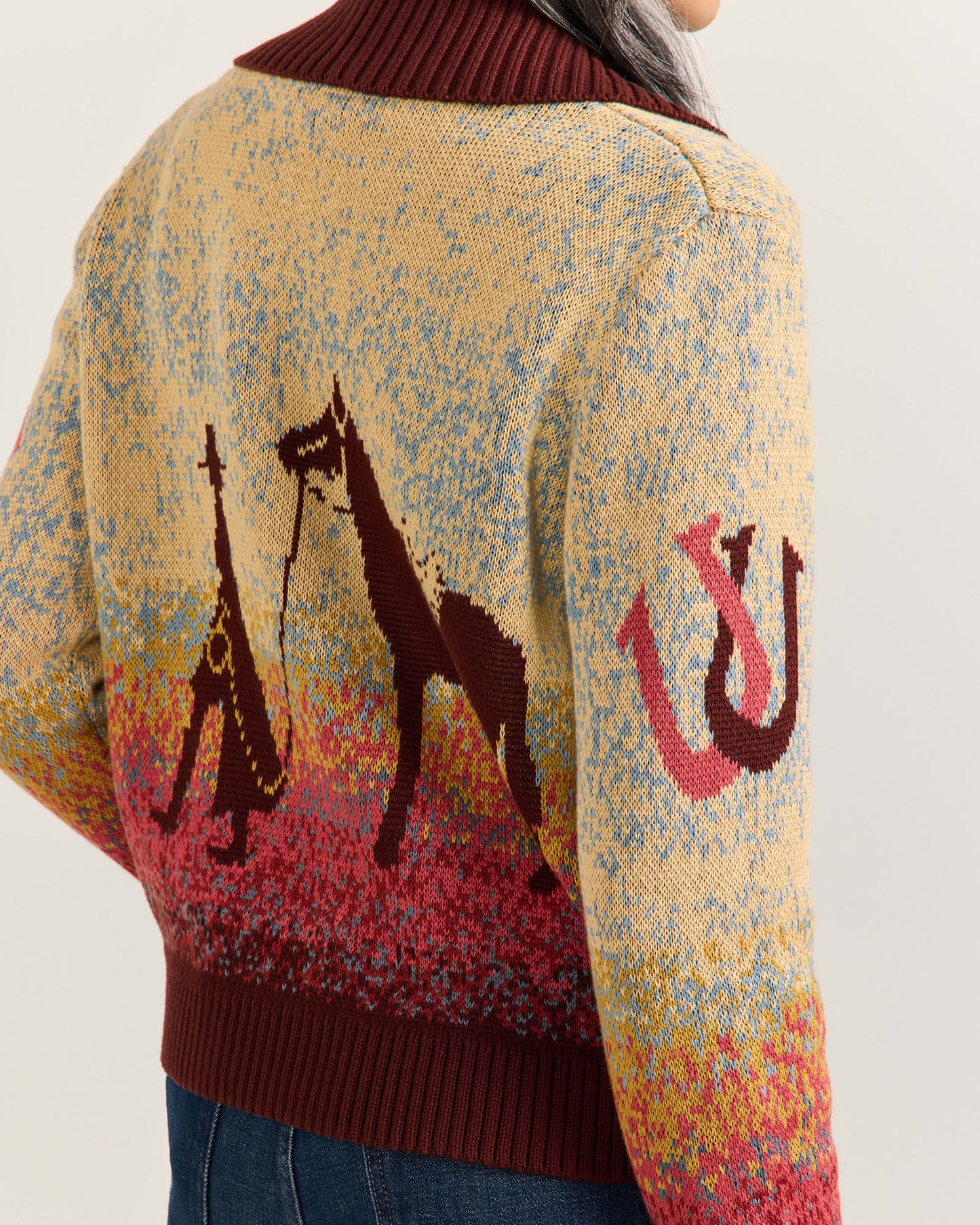 Western Scenic Cardigan