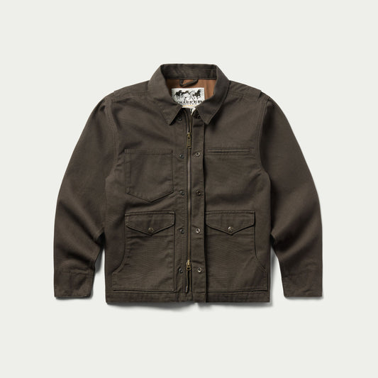 Zip Lined Canvas Jacket - Wood