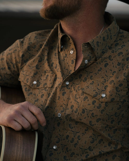 Short Sleeve Rambler Pearl Snap