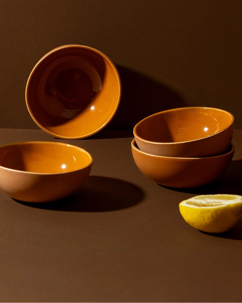 Stoneware Cereal Bowl - Set of 4 - Terracotta