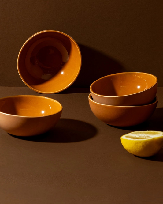 Stoneware Cereal Bowl - Set of 4 - Terracotta