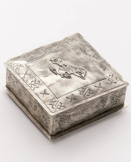 Handmade Stamped Bronco Box