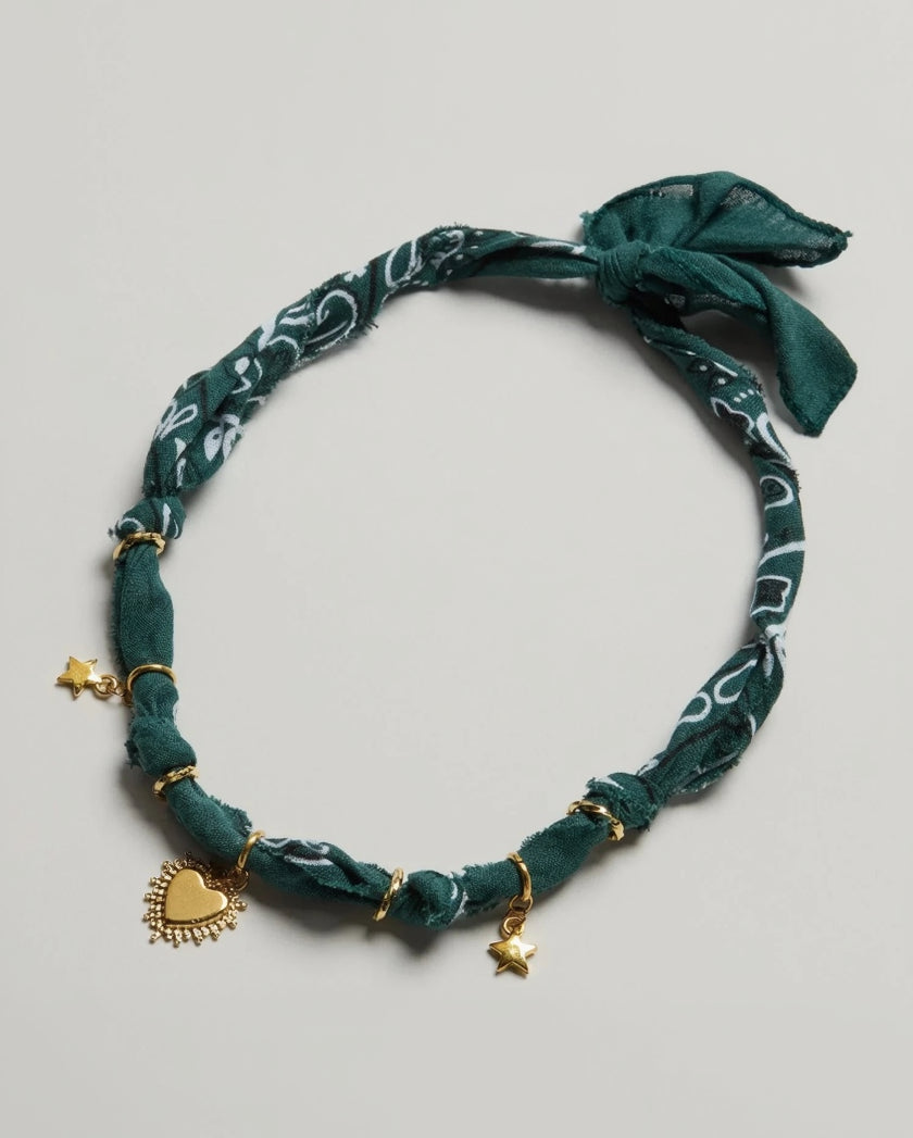 Bandana Charm Necklace