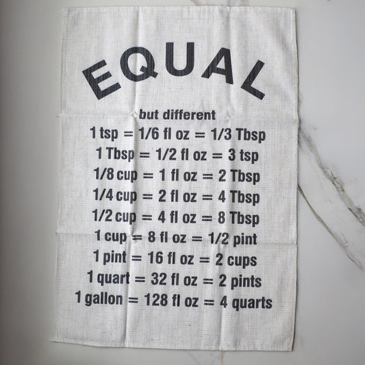 Farmhouse Measurements Tea Towel