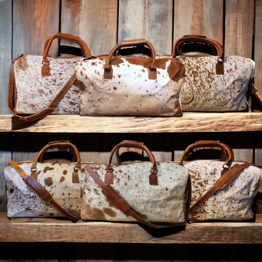 Cowhide Duffle Bag