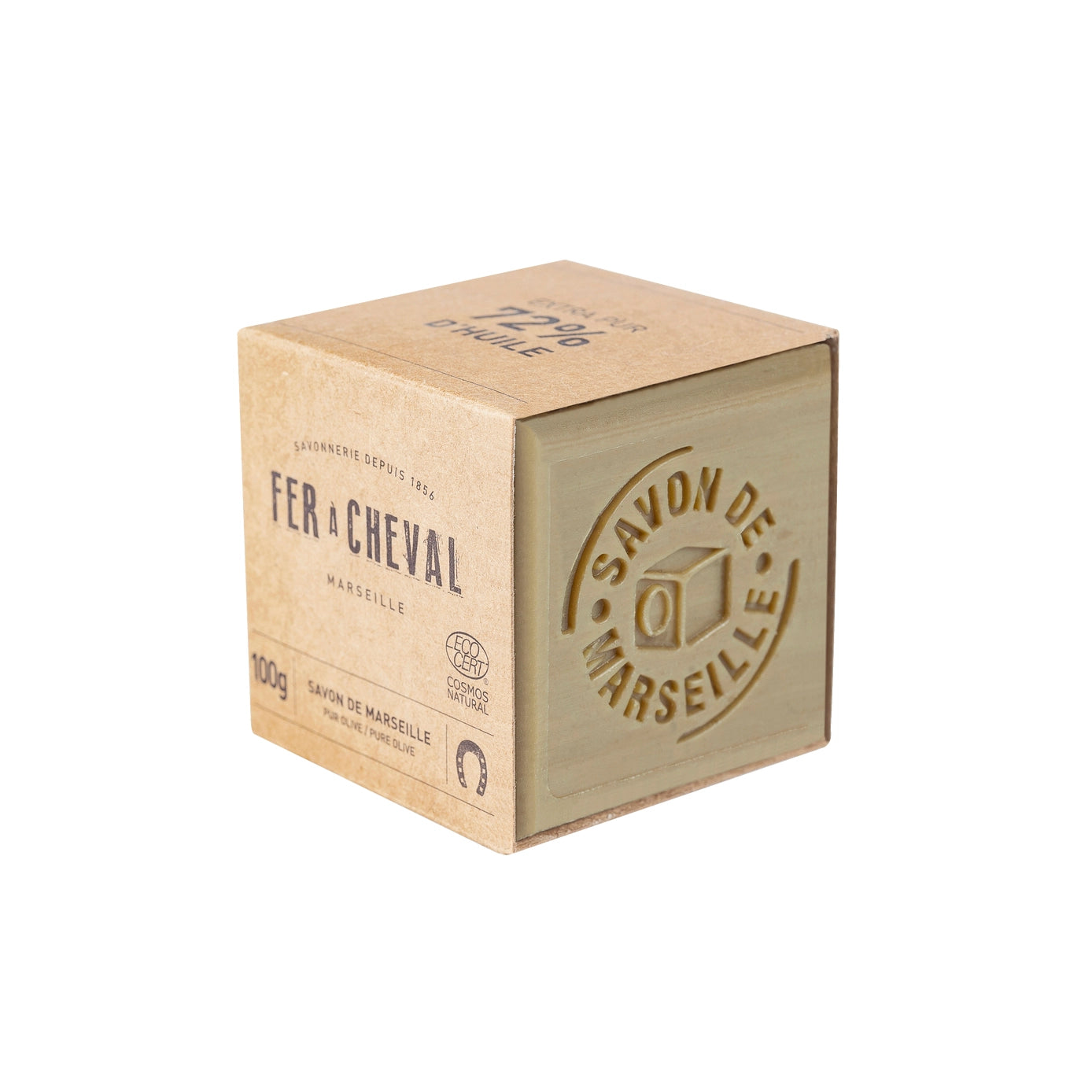 Pure Olive Oil Marseille Soap Cube 100g