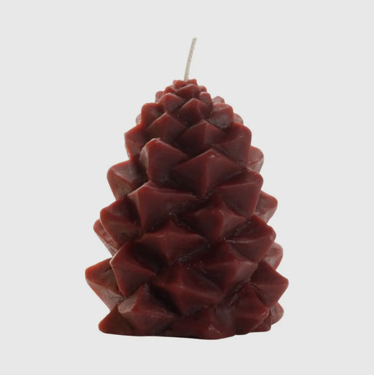 Beeswax Pinecone Candle