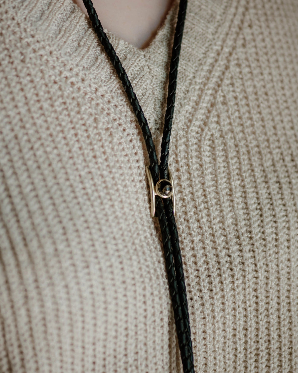 Shepherd Bolo Tie Copper Obsidian