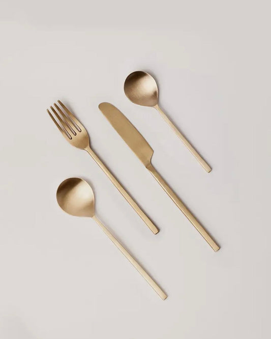 Taihi Brass Cutlery Set