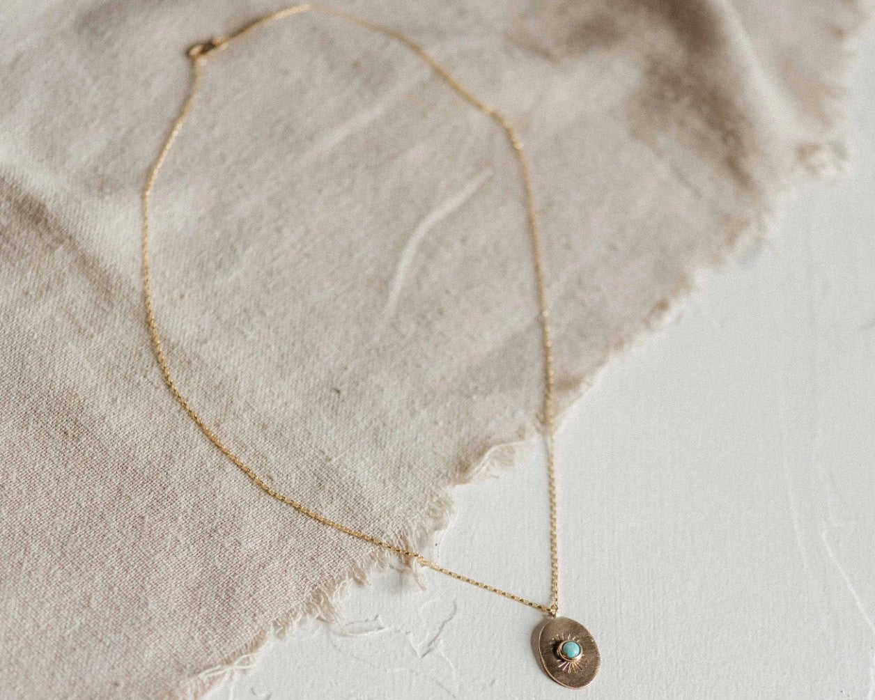 Rae Necklace Turquoise
