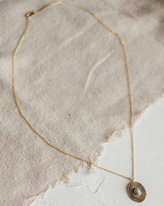 Rae Necklace Turquoise