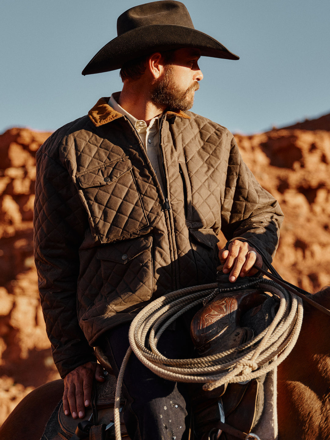 Blacktail Quilted Rangewax Jacket