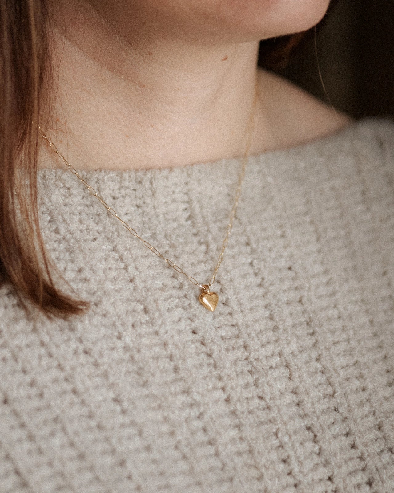 Amor Necklace // Demi-Fine Gold