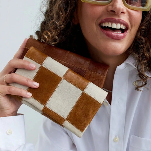 Patchwork Leather Wallet
