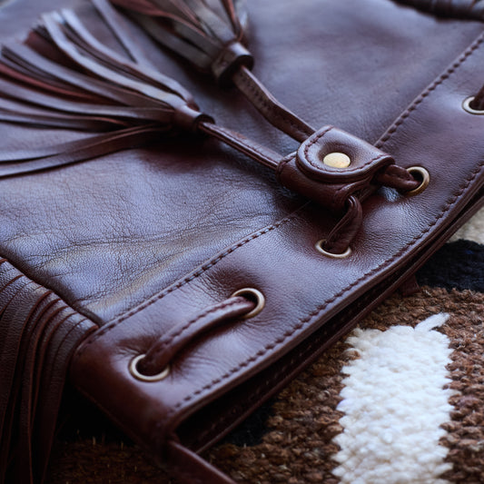 Scully Leather Fringe Crossbody Bag