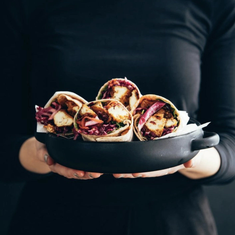 Stoneware Dinner Plate with Handles